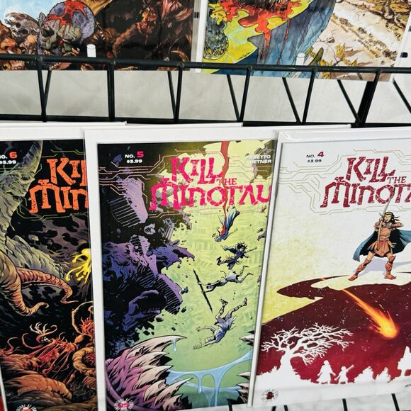 Kill the Minotaur 1-6 (Pasetto Ketner, Cantamessa Beaulieu) & goddamned 1-4 Lot - Picture 4 of 6